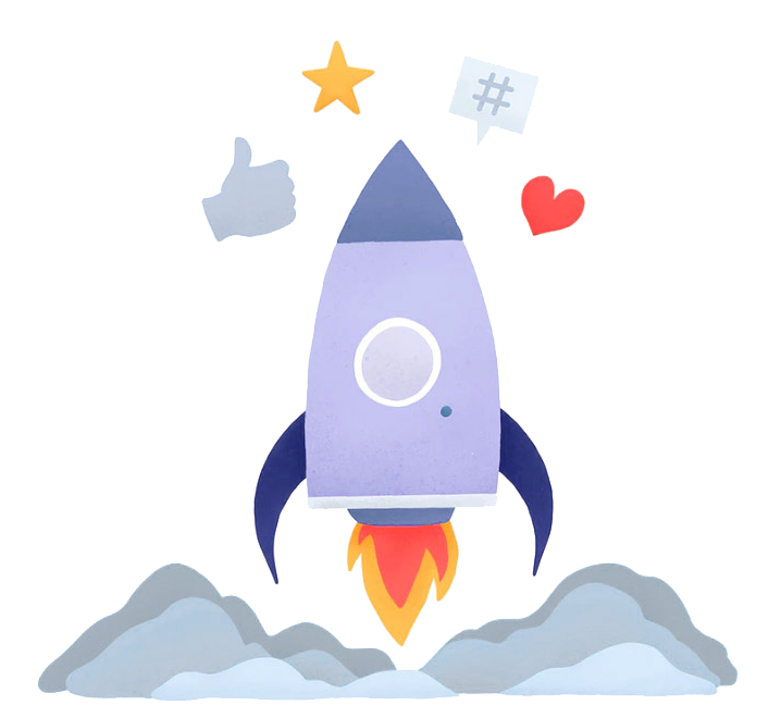 Vector Image of Sky Rocket